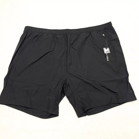 Swet Tailor Active Men's‎ Onyx Black Lined Shorts Size 2XL NWT - Picture 1 of 4